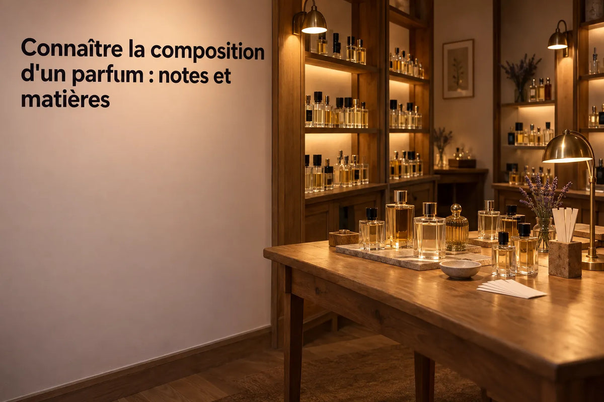 Connaître la composition d'un parfum : notes et matières