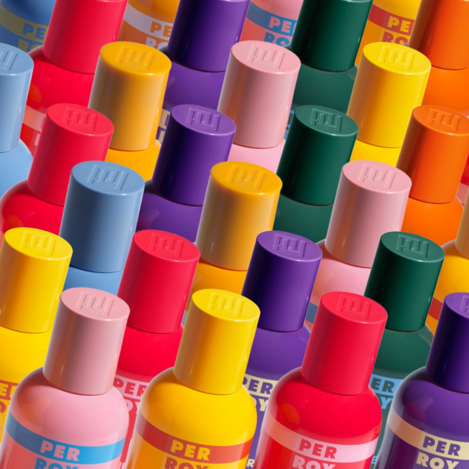 Collection de parfum de la marque Perroy coloré