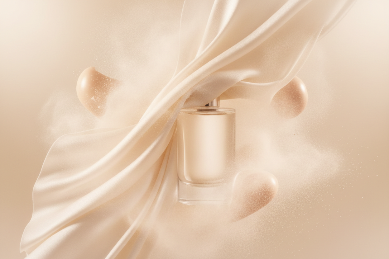 flacon de parfum musqué