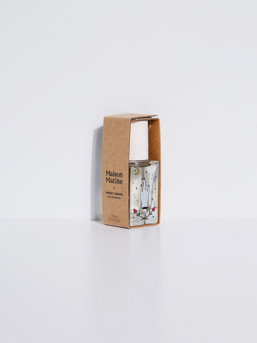 Maison Matine Eau de Parfum Avant l'orage, boisé et fleuri 15ml