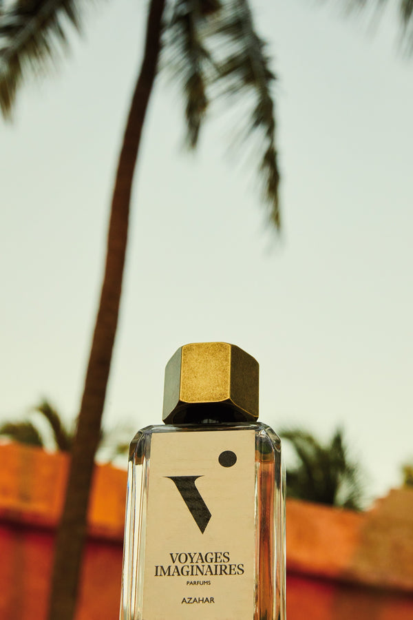 Voyages imaginaires Azahar, Eau de Parfum 100% naturel à la fleur d'oranger, petit grain, mandarine et vanille 75ml