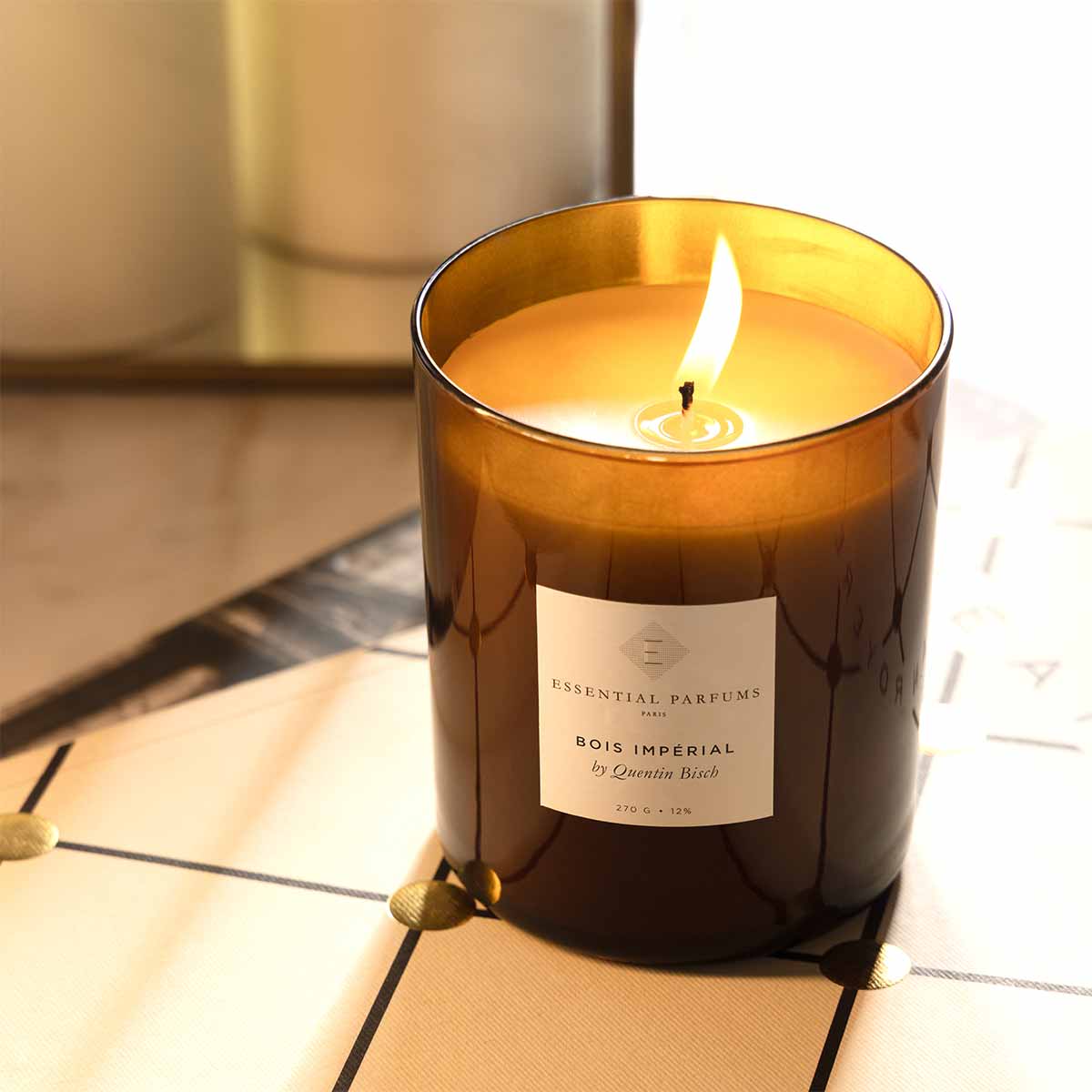Essential Parfums Bougie Parfumée Bois Impérial 270g