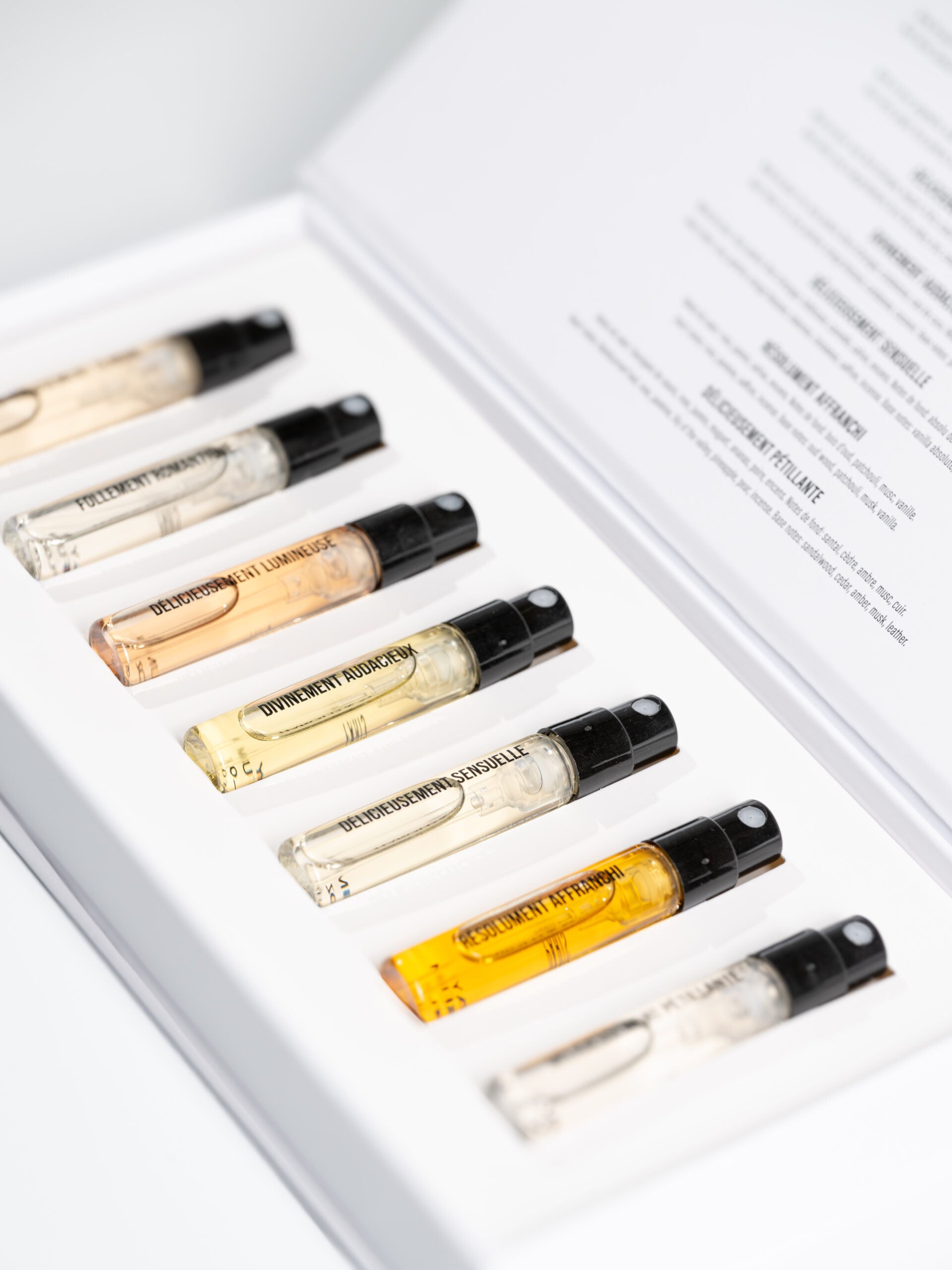 Discovery set des parfums de la marque Harold & Maude 7x2ml