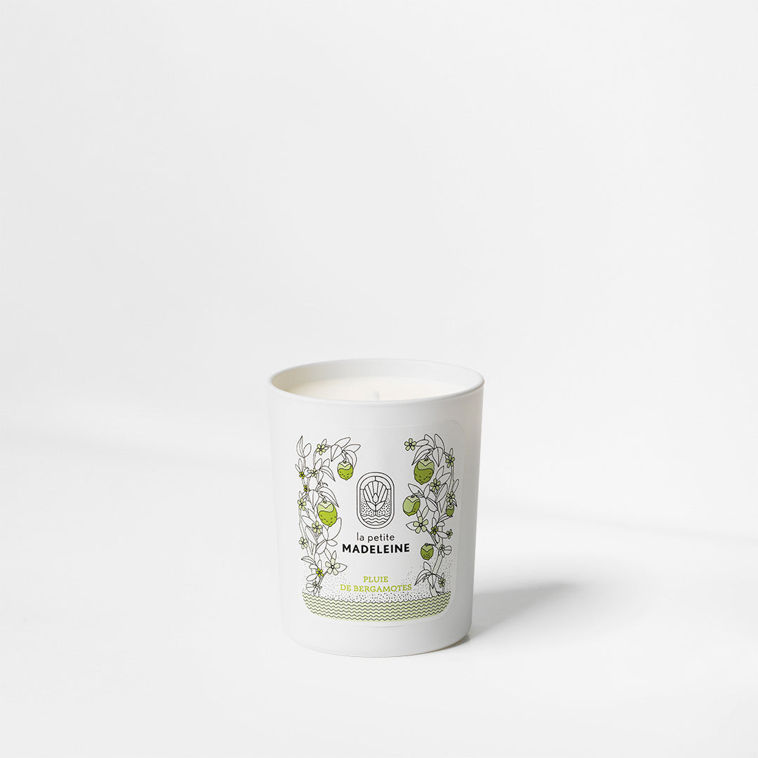 La Petite Madeleine Bougie parfumée naturelle 180g parfum Pluie de Bergamotes