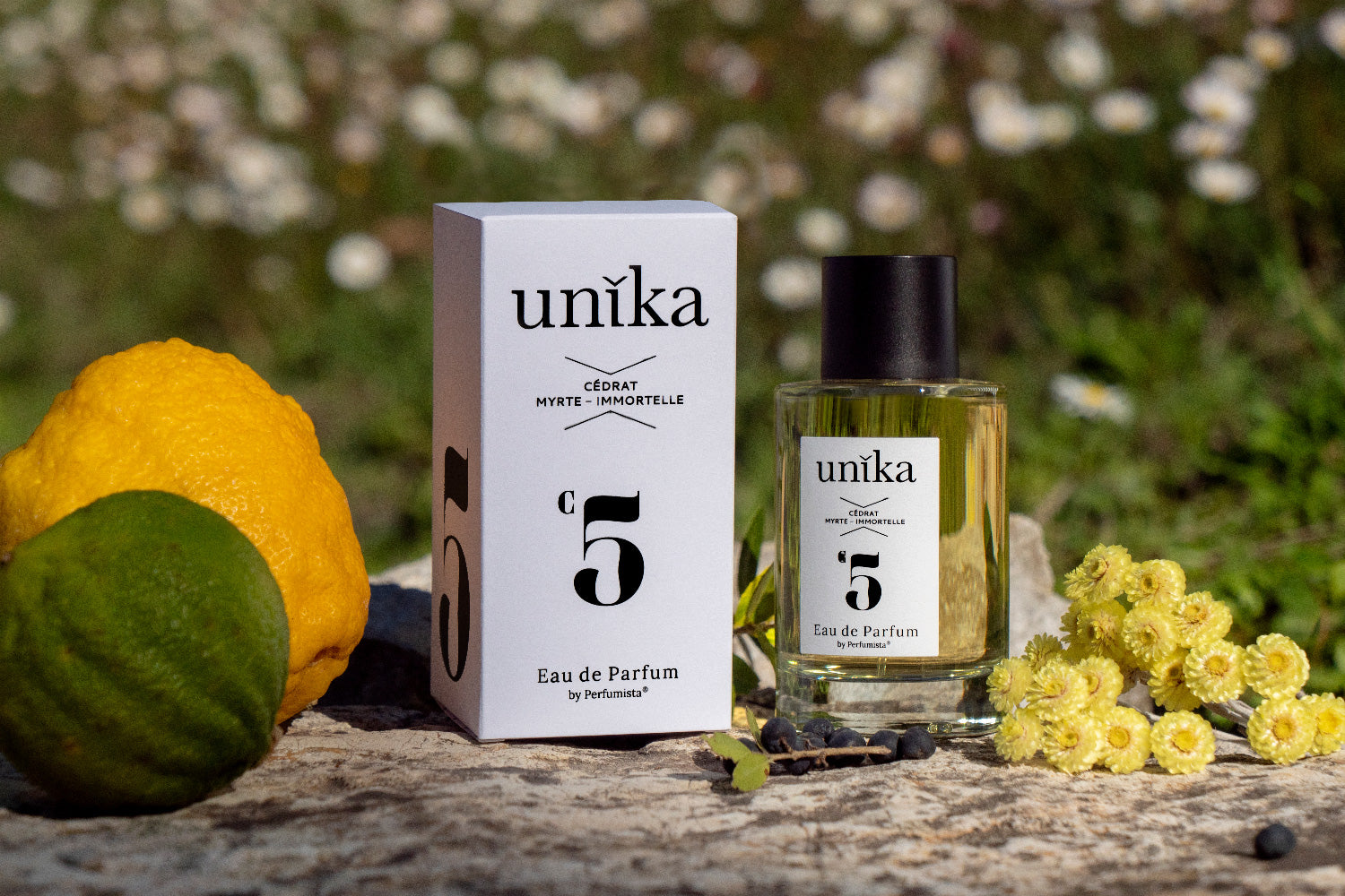 Unika Eau de parfum cedrat myrte immortelle