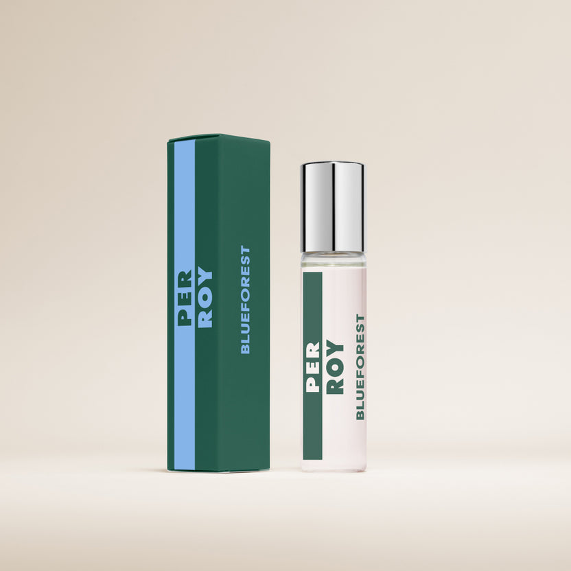 Blueforest eau de parfum boisé épicé de la marque perroy parfum nouveauté format 15ml