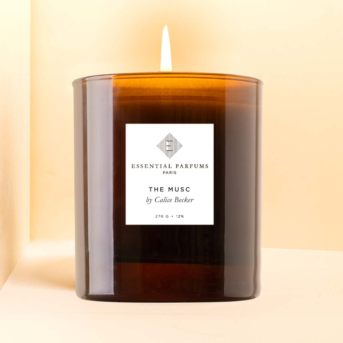 Essential Parfum Bougie Parfumée 270g parfum The Musc
