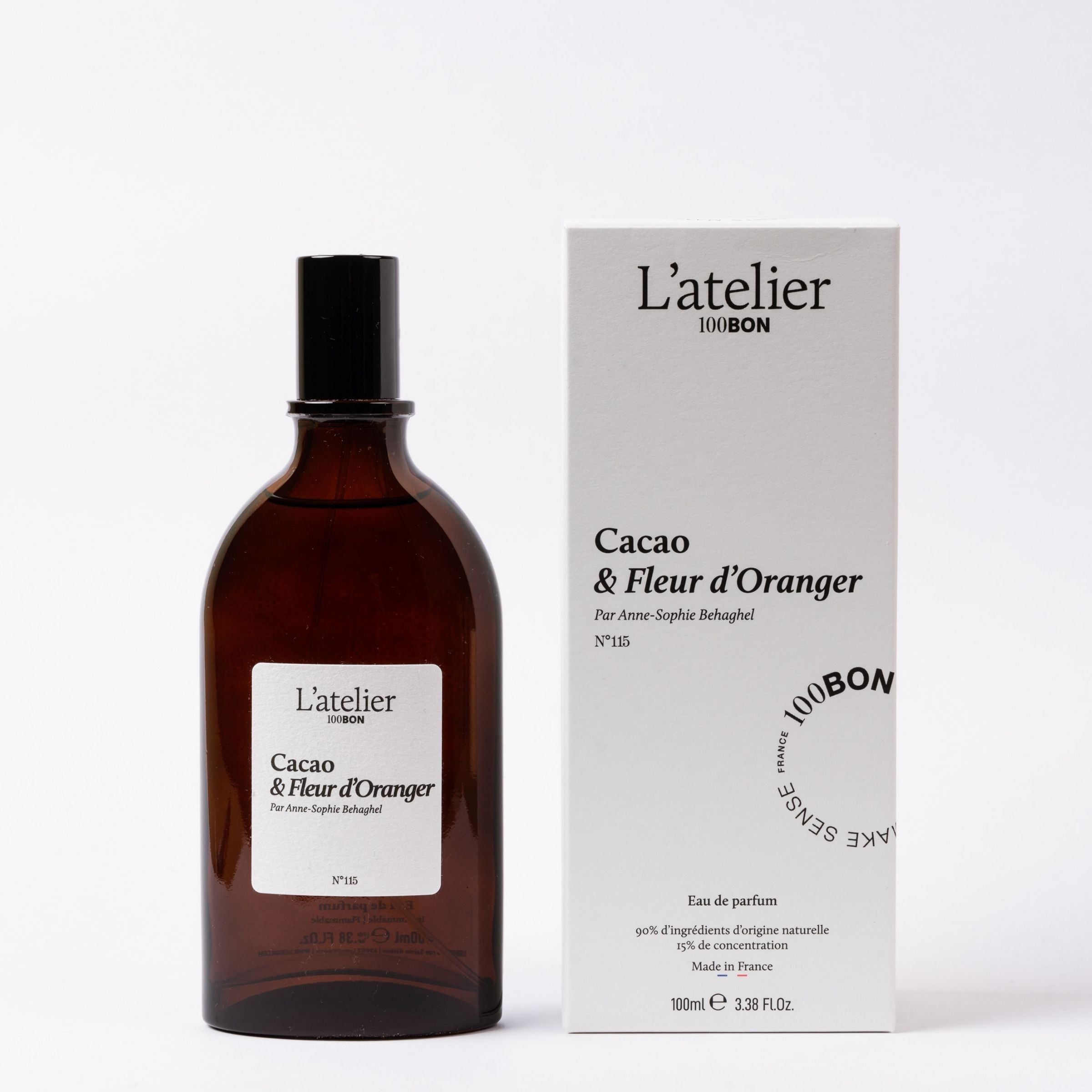 Cacao & Fleur d'oranger EDP l'atelier 100BON