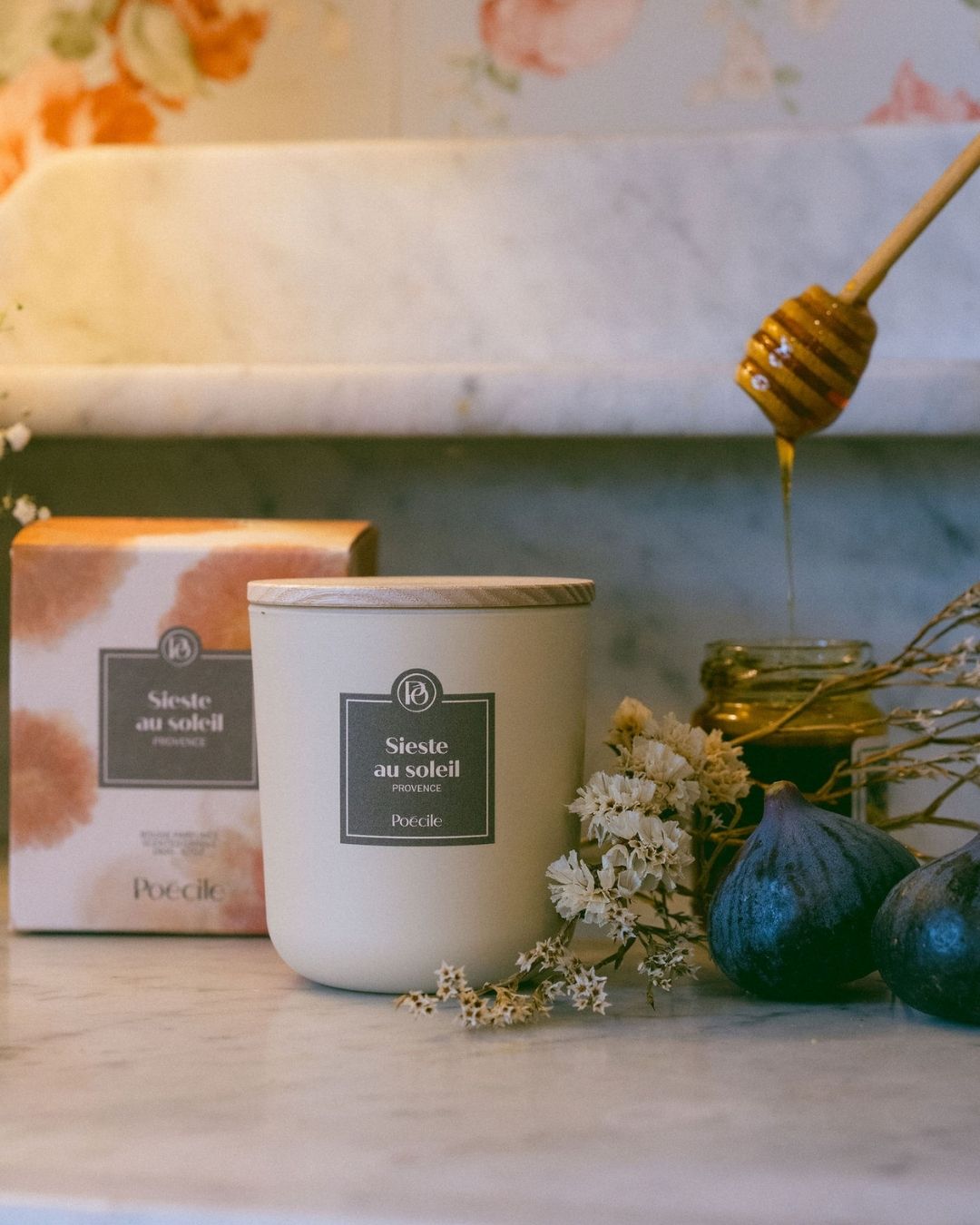 Poecile nouveauté bougie parfumée sieste au soleil 190g