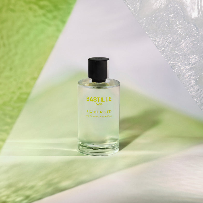 Eau de Parfum Naturelle Hors Piste de la marque Bastille Paris. Famille olfactive Hespéridé