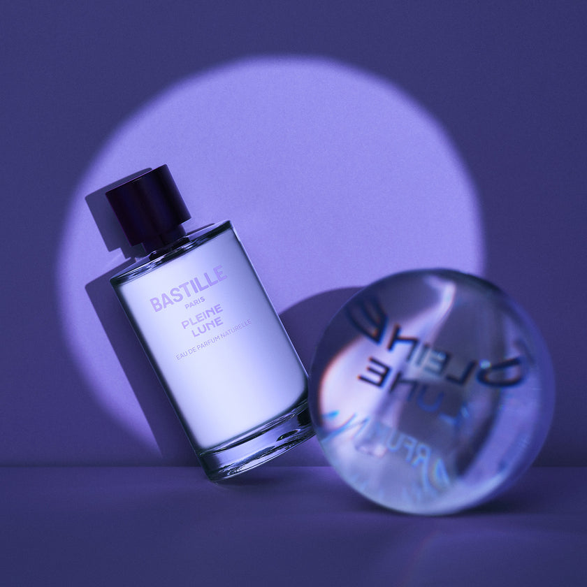 Eau de Parfum Naturelle Pleine Lune de la marque Bastille Paris. Famille olfactive Floral