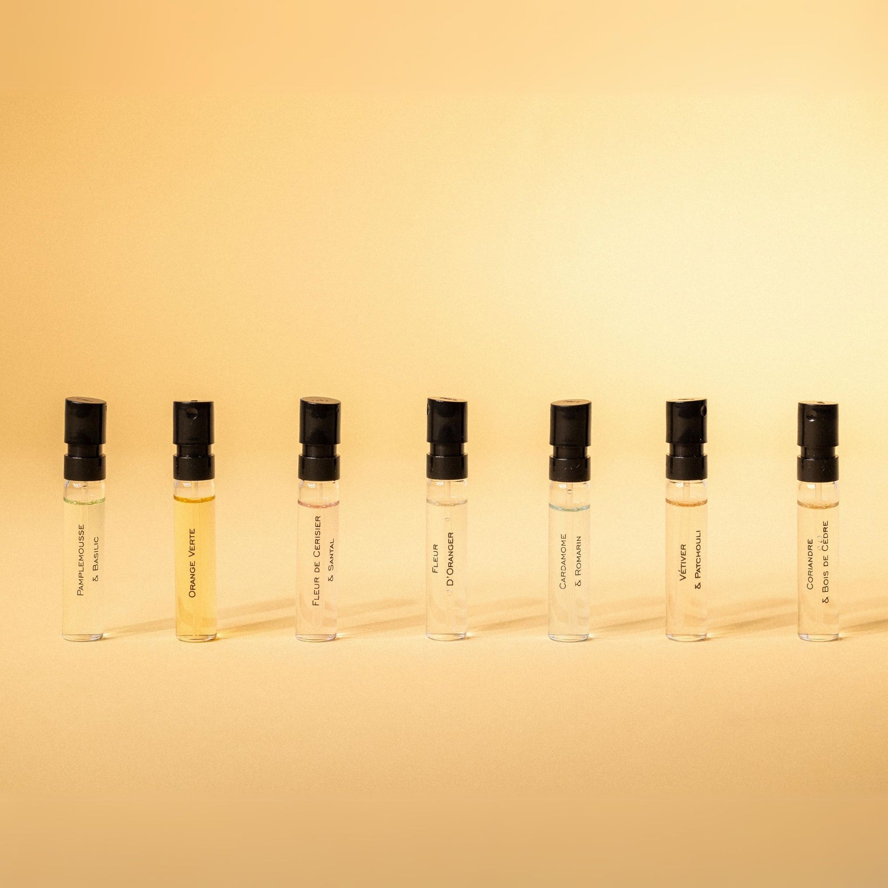 Discovery set de la marque essence des notes 7x2ml 