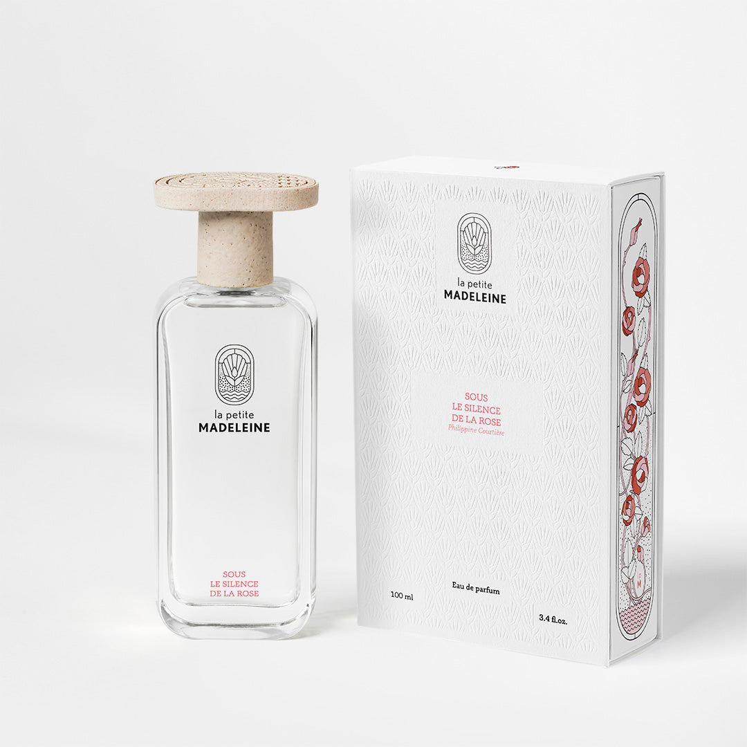 La Petite Madeleine Eau de Parfum 100ml parfum Sous le Silence de la Rose avec packaging