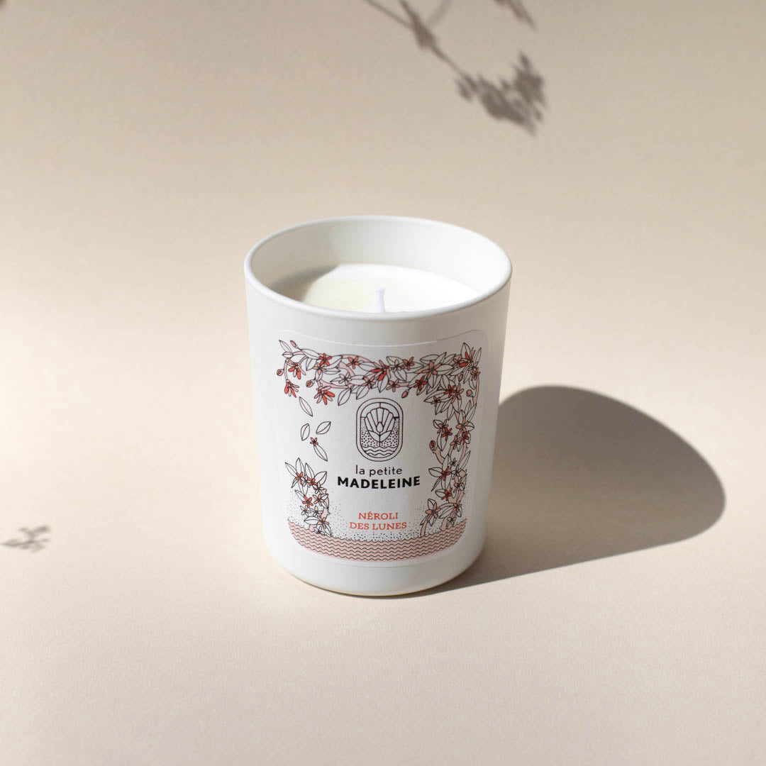 La Petite Madeleine Bougie Parfumée Naturelle 180g Néroli des Lunes 