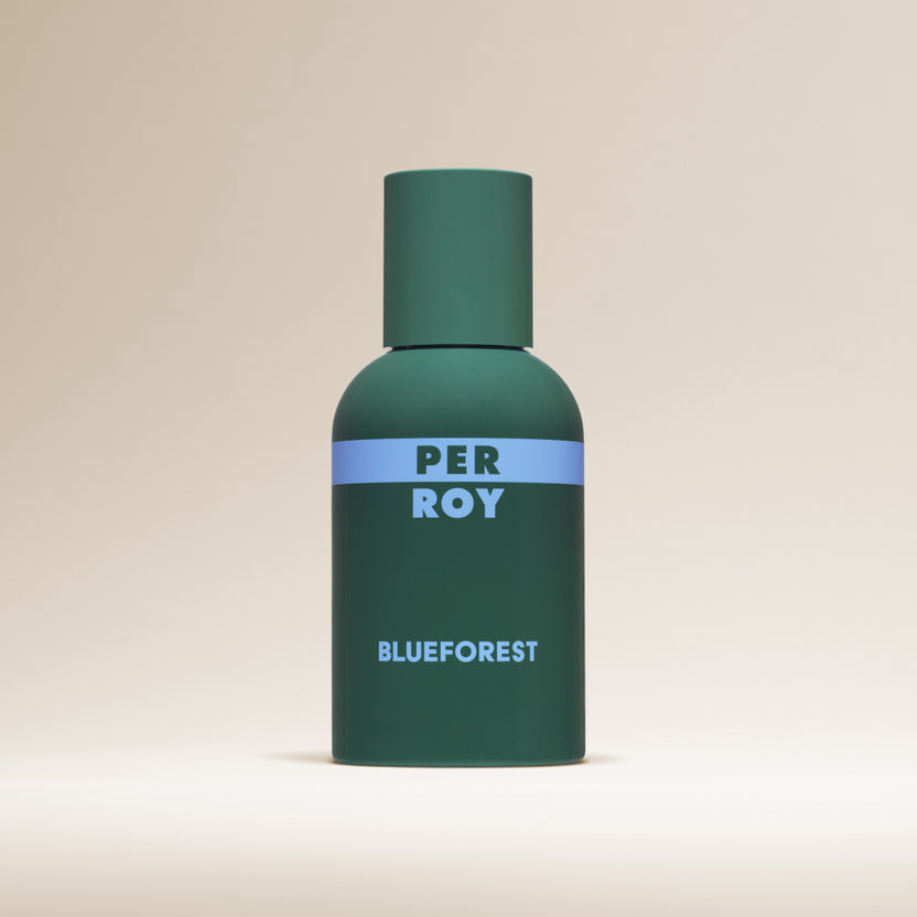 Blueforest eau de parfum boisé épicé de la marque perroy parfum nouveauté