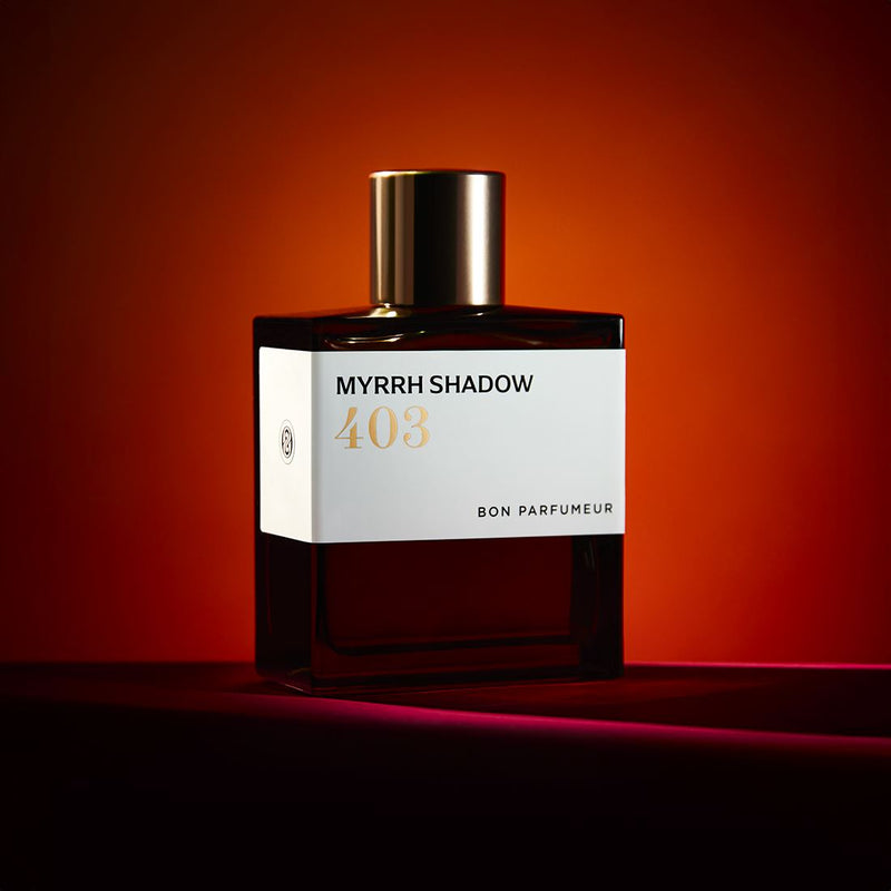 403 Myrrh Shadow Extrait de parfum vanillé bon parfumeur