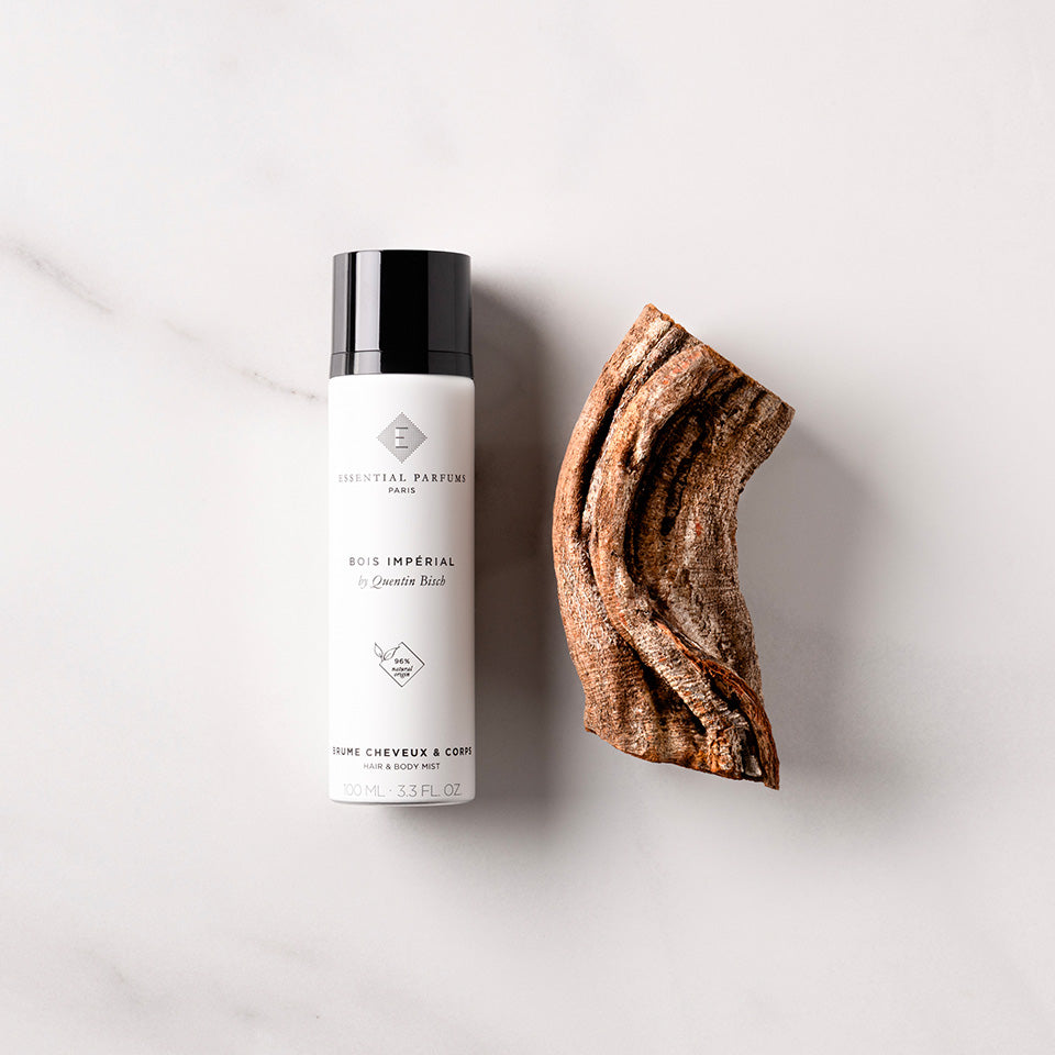 Essential Parfums Bois Impérial brume parfumée corps et cheveux nouveauté 2025